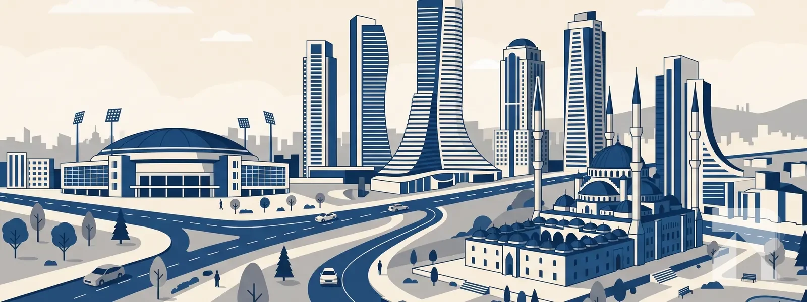 Ataşehir ilçesi illüstrasyonu