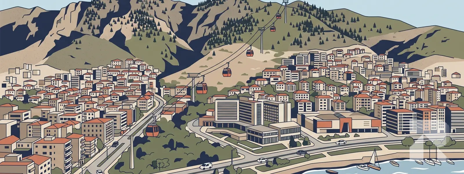 Balçova ilçesi illüstrasyonu