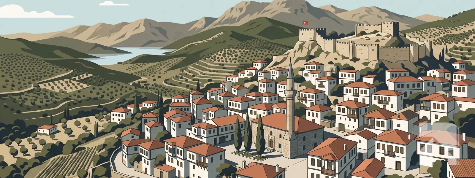 Beydağ ilçesi illüstrasyonu