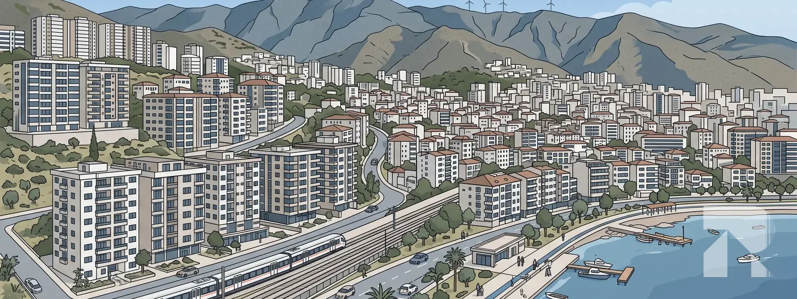 Çiğli ilçesi illüstrasyonu