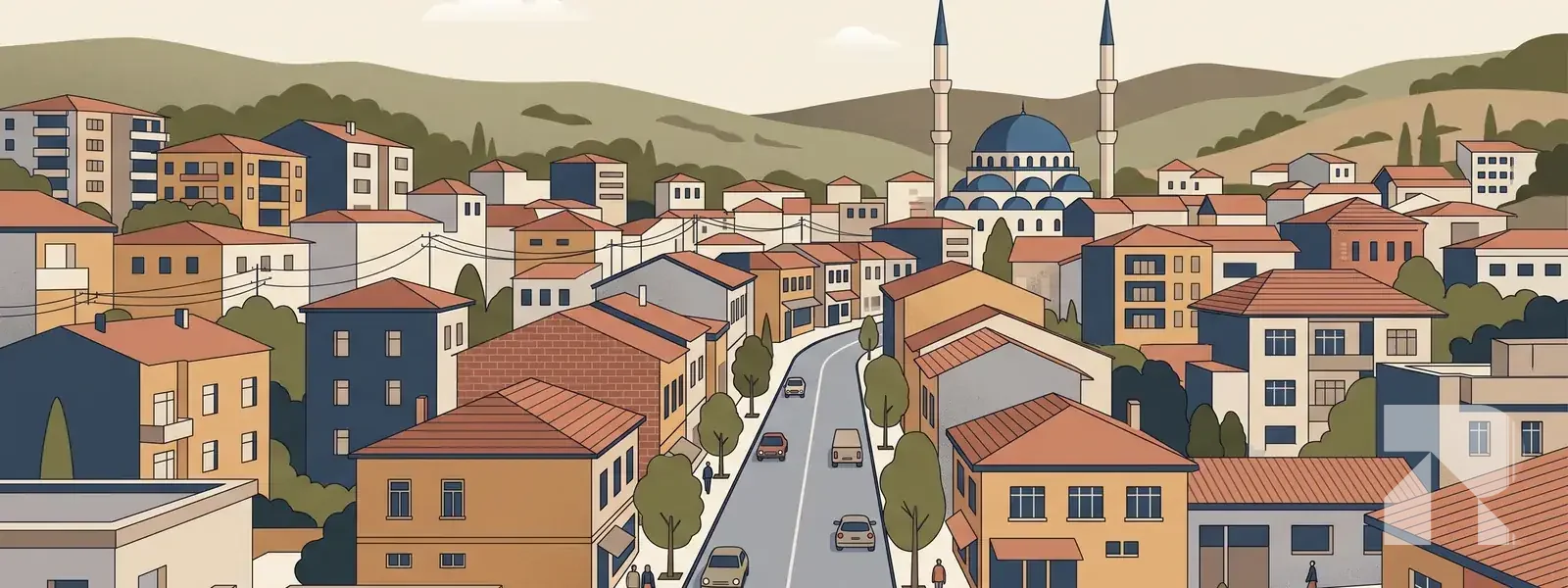 Çubuk ilçesi illüstrasyonu