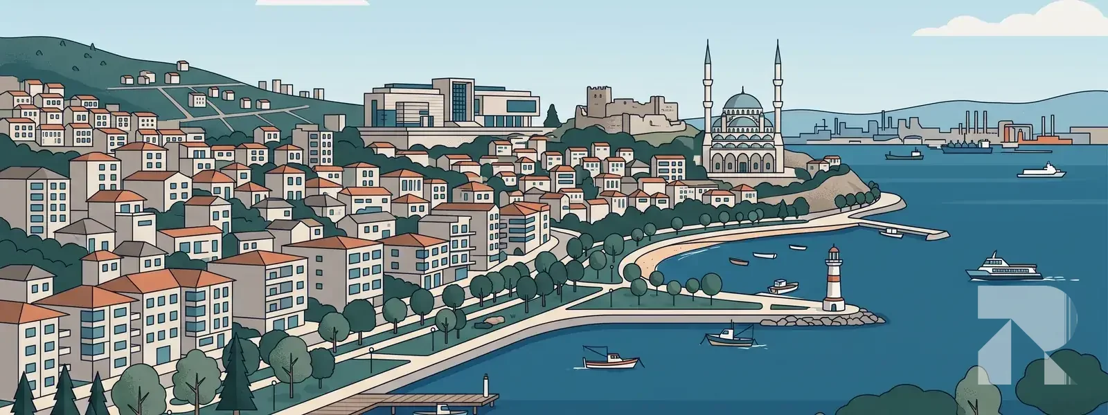 Darıca ilçesi illüstrasyonu