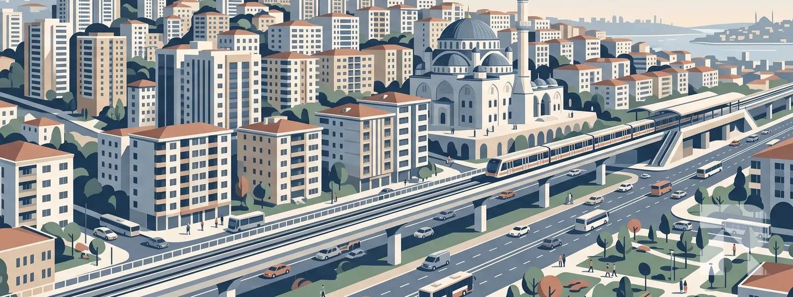 Esenler ilçesi illüstrasyonu
