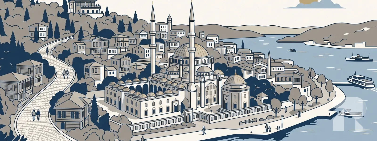 Eyüpsultan ilçesi illüstrasyonu