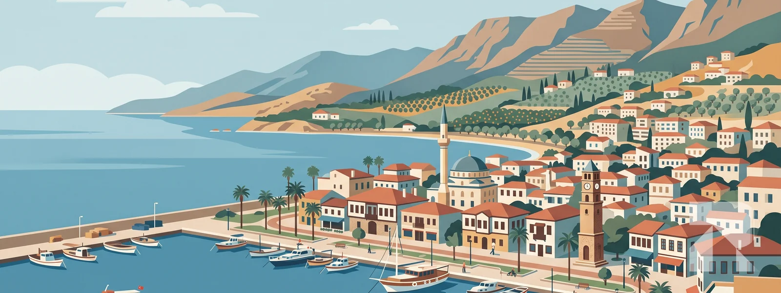 Finike ilçesi illüstrasyonu