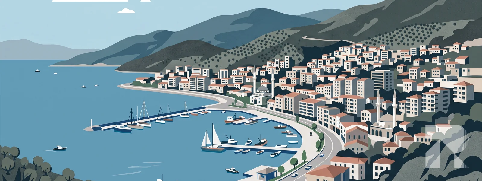 Gemlik ilçesi illüstrasyonu