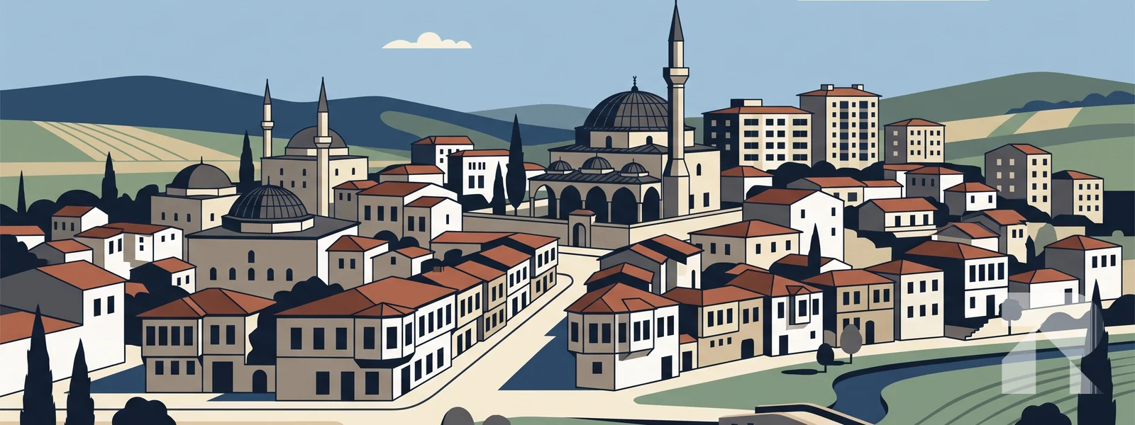 Karacabey ilçesi illüstrasyonu