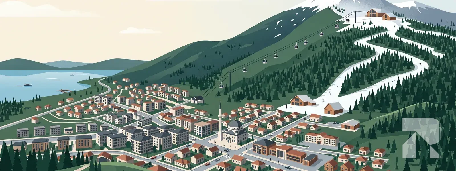 Kartepe ilçesi illüstrasyonu