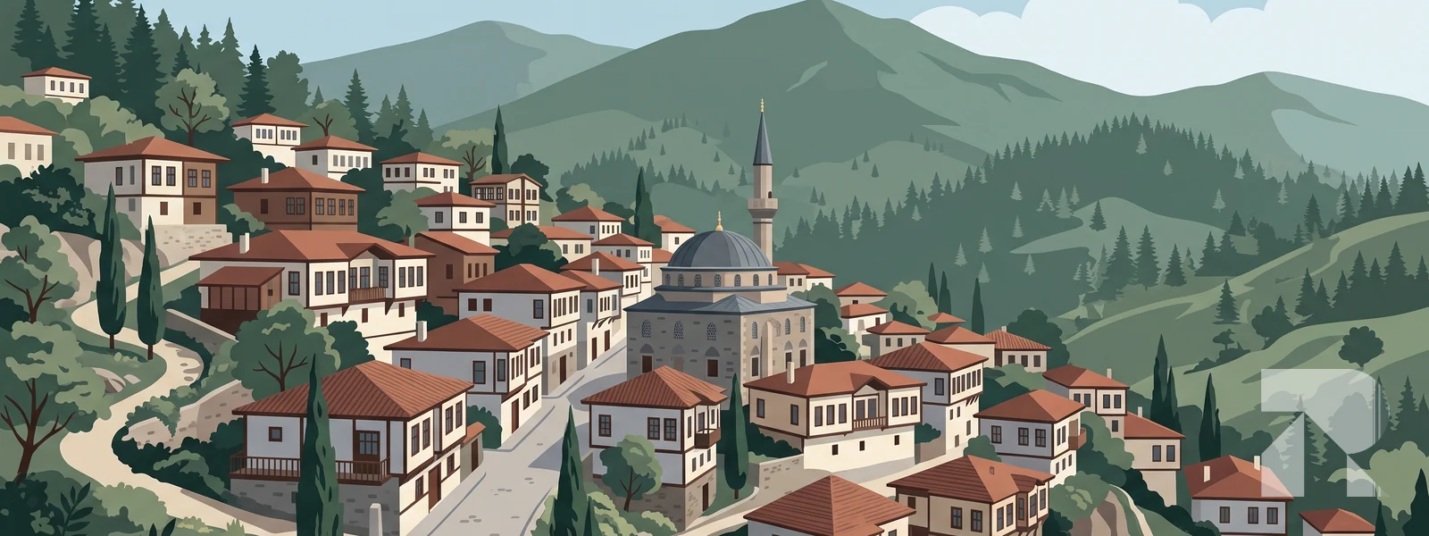 Keles ilçesi illüstrasyonu