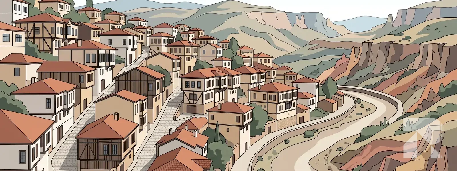 Nallıhan ilçesi illüstrasyonu