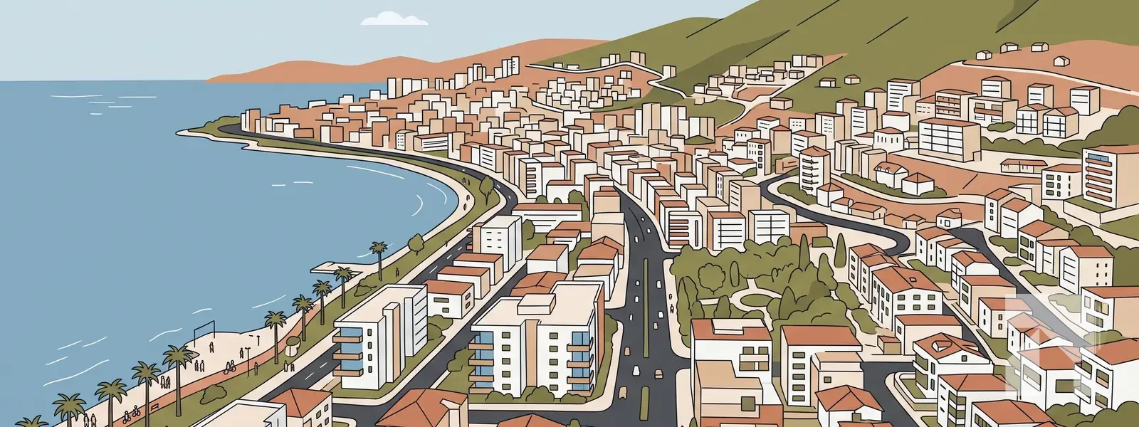 Narlıdere ilçesi illüstrasyonu