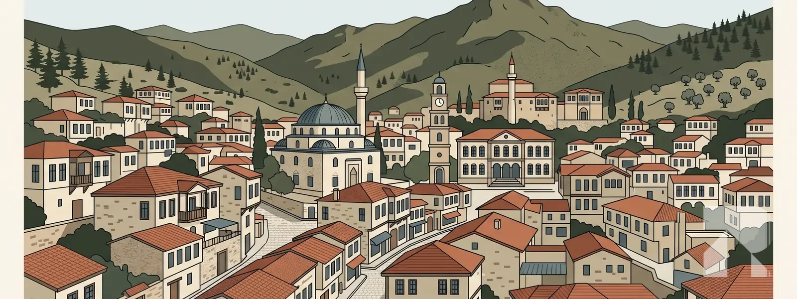 Ödemiş ilçesi illüstrasyonu