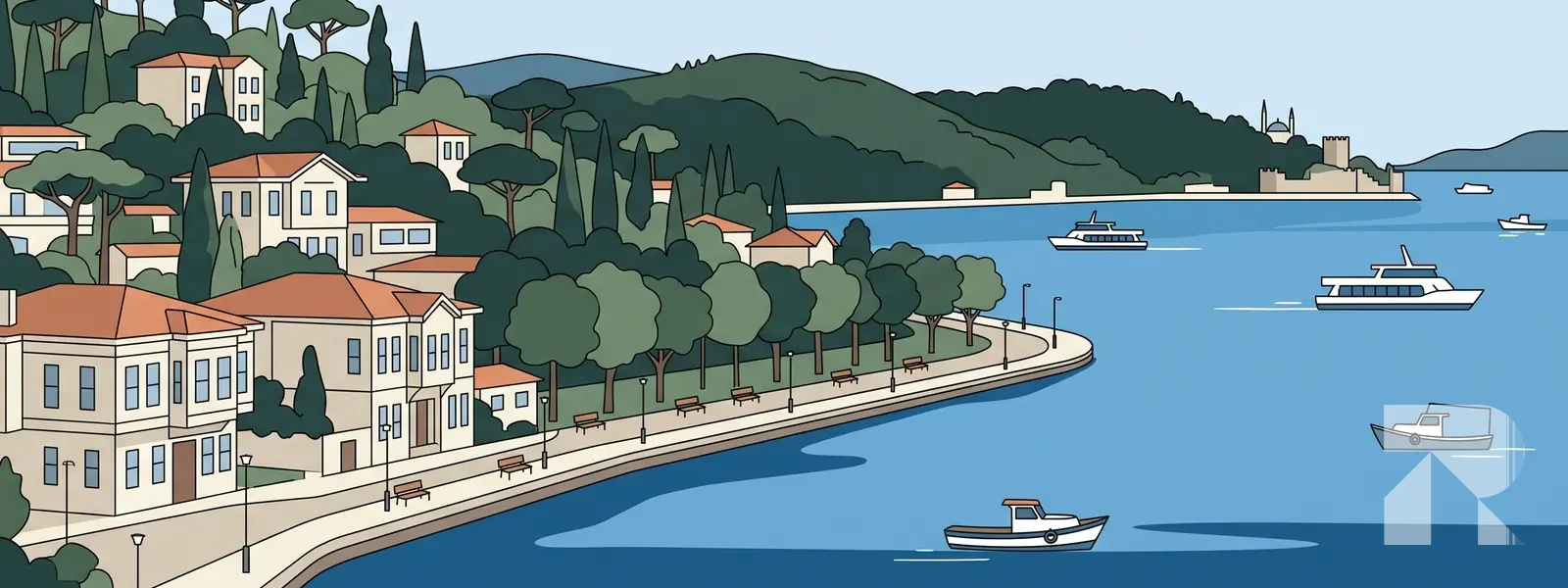 Sarıyer ilçesi illüstrasyonu