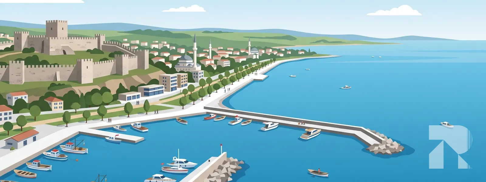 Silivri ilçesi illüstrasyonu