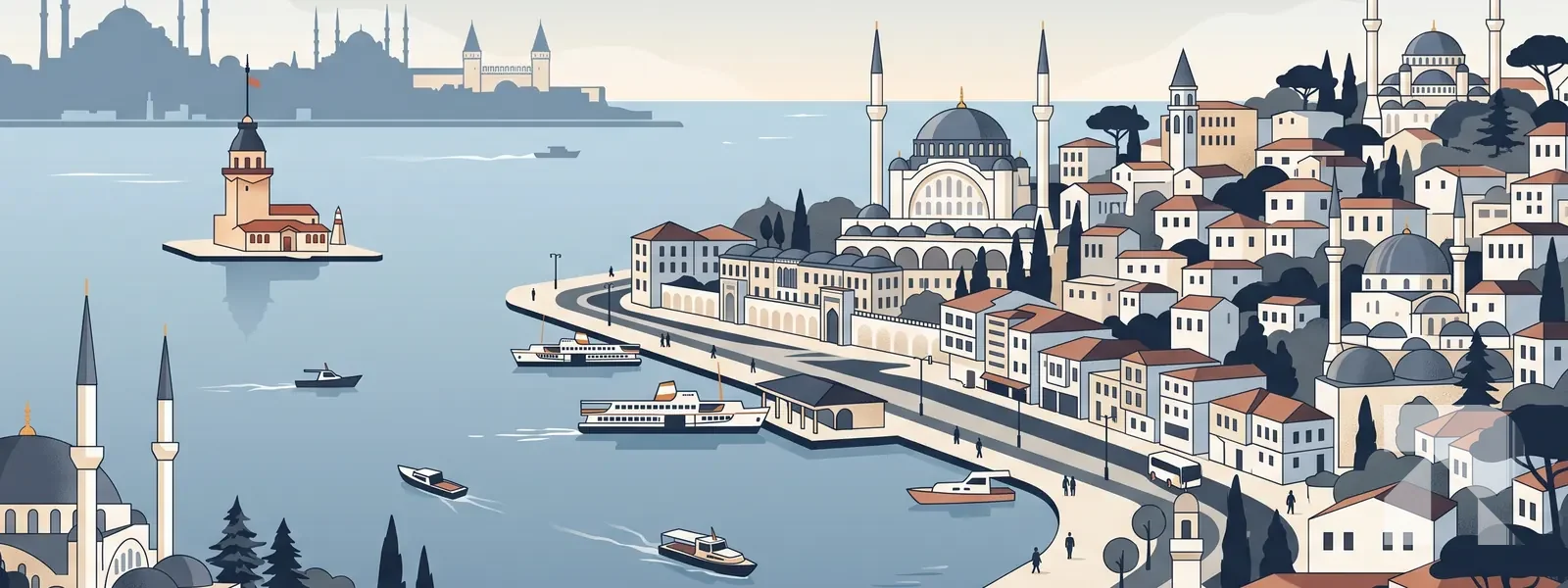 Üsküdar ilçesi illüstrasyonu