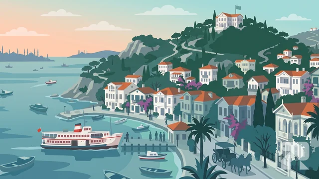 Adalar district illustration