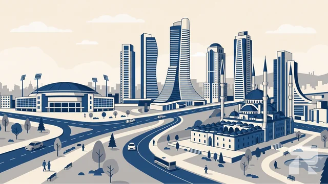 Ataşehir district illustration