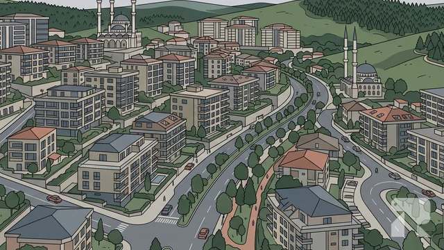 Çekmeköy district illustration