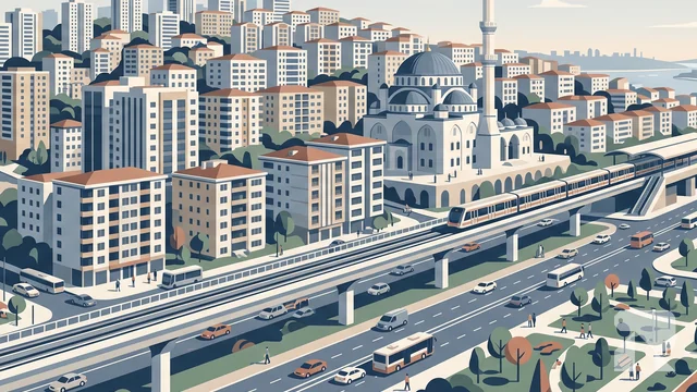 Esenler district illustration