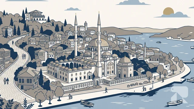 Eyüpsultan district illustration