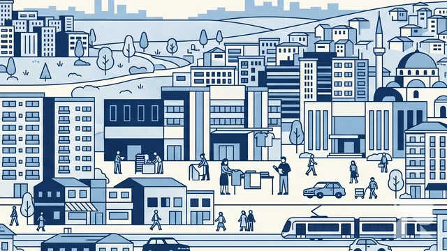 Güngören district illustration