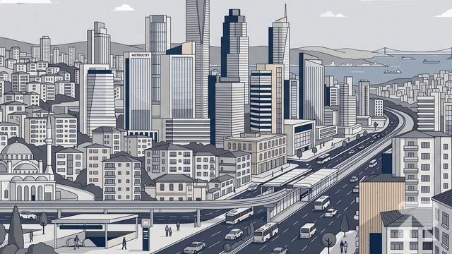 Şişli district illustration